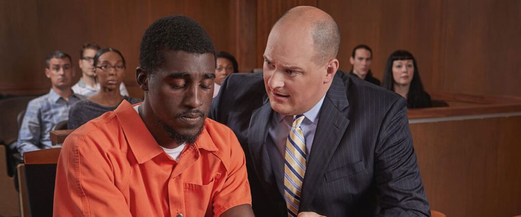 criminal in the court