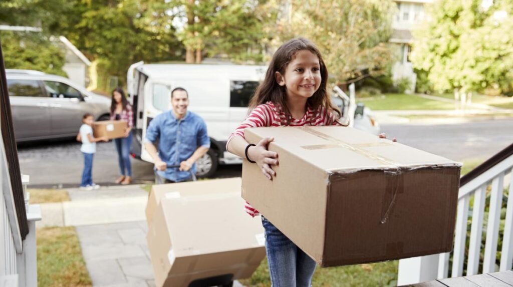 moving with kids