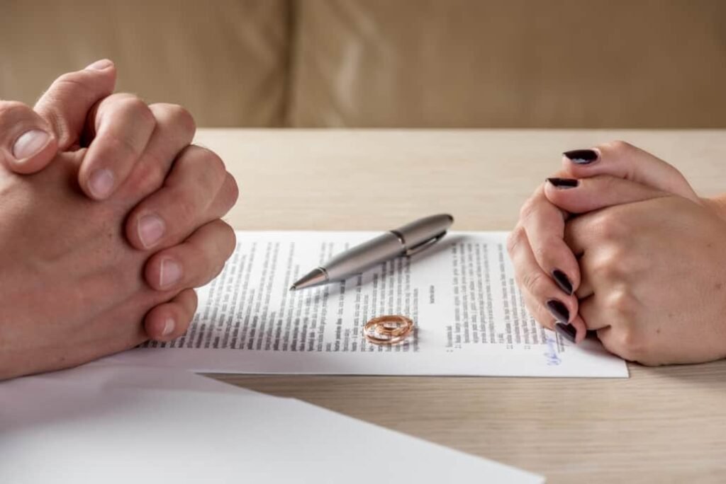 divorce papers